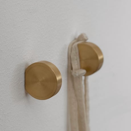 wall-03031　Brass Wall Hook Tablet C Wall Decoration