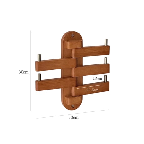 wall-03120　Wood Swing Arm Wall Hook