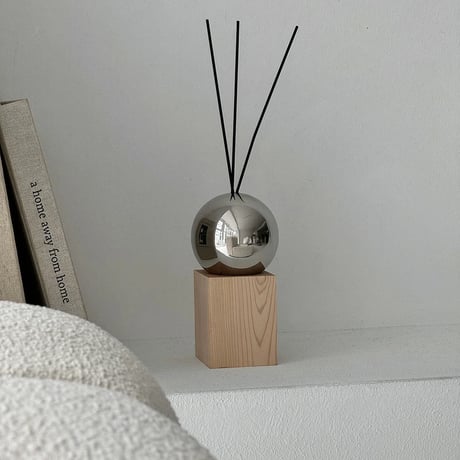 diffuser-03001　Stainless Steel Ball Diffuser Base with Replacement Reed Sticks