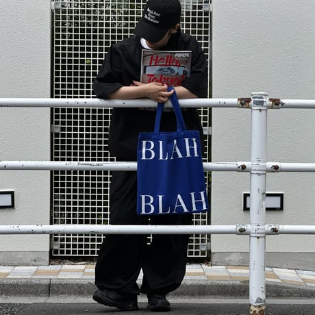 bag-03121　BLAH Color Tote Bag Blue / Green / Yellow