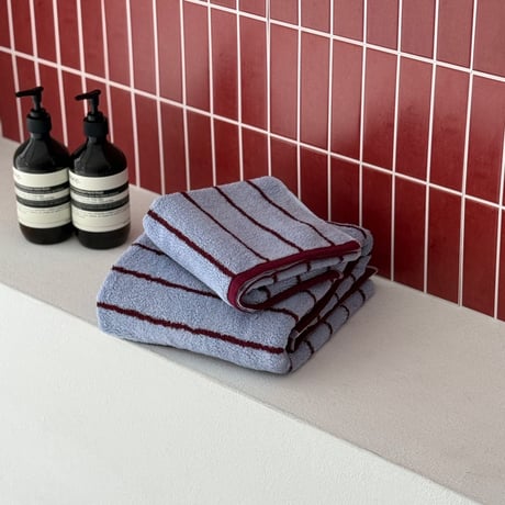 towel-03033　Coloring Stripe Face Towel Bath Towel