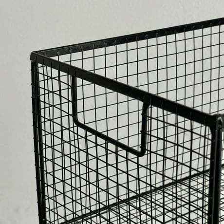 wagon-03013　Iron Mesh Wagon With Handle And Casters