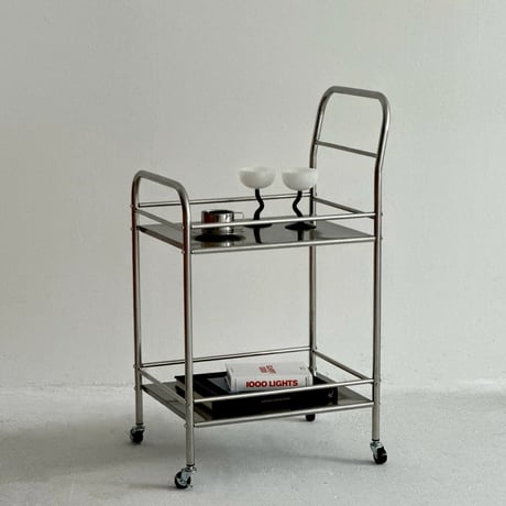 wagon-03019　Wide Stainless Steel Modular Wagon