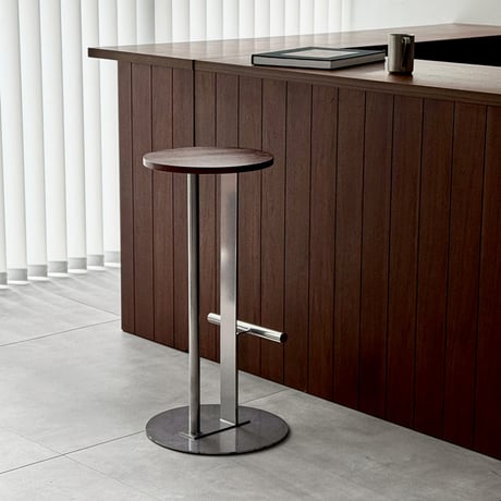 chair-03109　Steel Stand High Chair Counter Stool H74cm