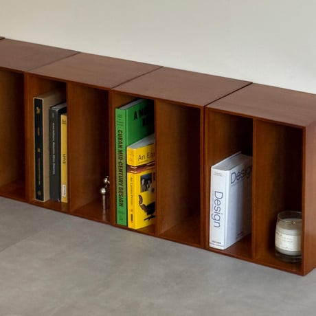 rack-03106　Natural Wood Bookshelf Table Bench