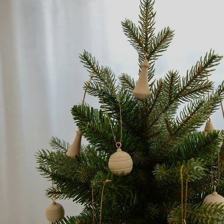 ornaments-03001　Natural Wood Christmas Ornament Tree Decoration