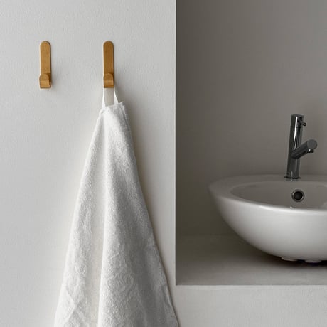 wall-03033　Brass Jhooks Wall Hooks/Set of 2