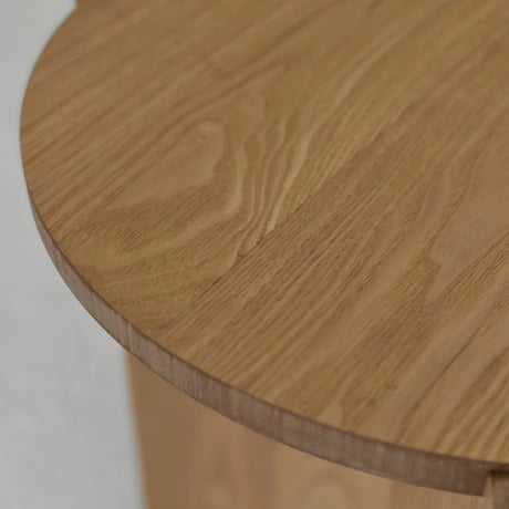 table-03077　Geometric Natural Side Table