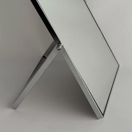mirror-03108　Stainless Steel Frame Square Table Mirror
