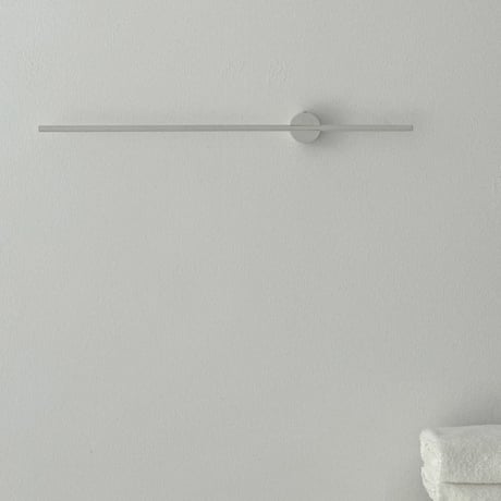 wall-03087　White Slide Line Towel Hanger 60cm