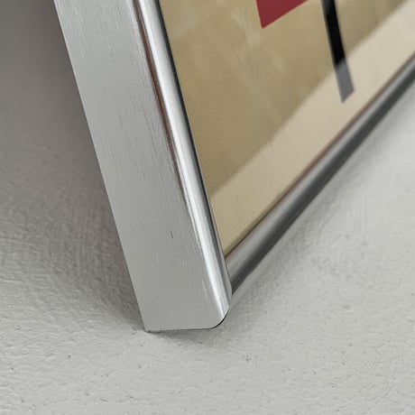 poster-03072　BAUHAUS Silver Frame Design Art Poster 50×40