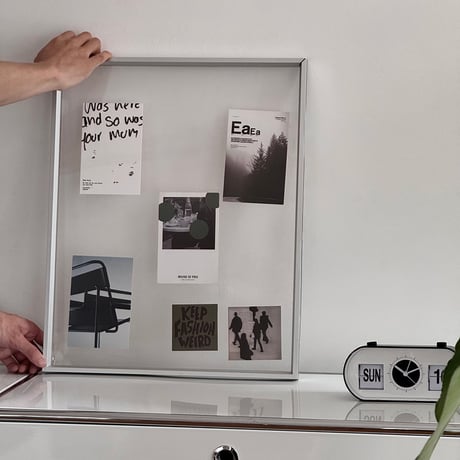poster-03188　Silver Display Frame 50×40cm