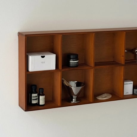 wallrack-03052　Natural Wood Wall Shelf 82×33