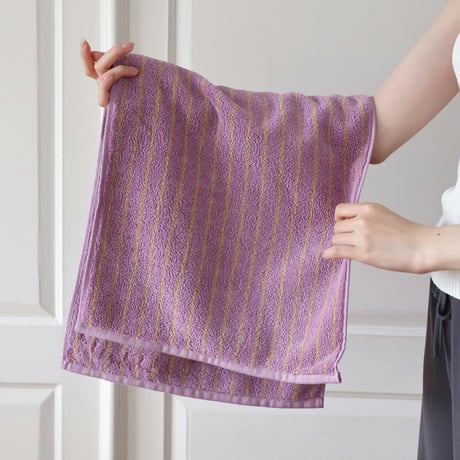 towel-03026　PK Color Pencil Stripe Bath/Face Towel