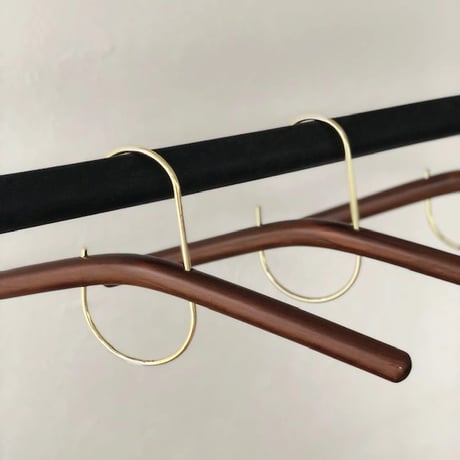 wall-03061　C Curve Wood Hanger