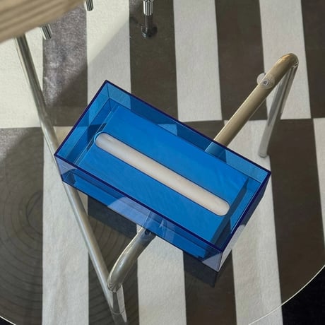 tissuebox-03084　Color Acrylic Inset Tissue Case