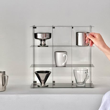 rack-03124　3-tier Stainless Cup Shelf