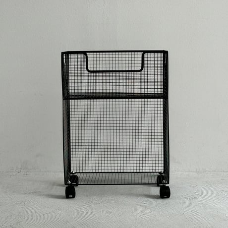 wagon-03013　Iron Mesh Wagon With Handle And Casters