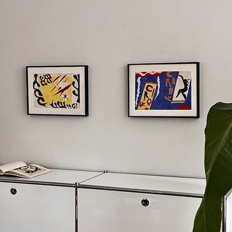 poster-03167　Henri Matisse The Circus ＆ The Nightmare of the White Elephant  Art Panel 40×30cm
