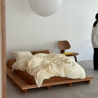 beddingsets-03098　Cream×Brown Bedding Sets