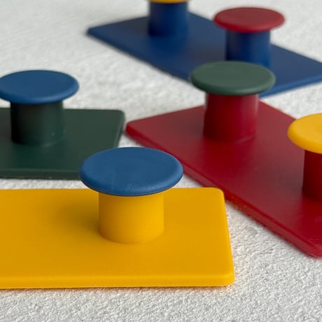 wall-03111　Block Color Wall Hook 4piece Set