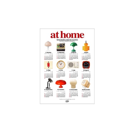 poster-03148　at home 2026 Calendar 70×50