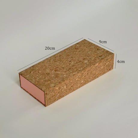 stationery-03051　Cork Cover Slide Type Accessory Storage Box