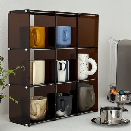 rack-03121　3-tier cup shelf H40cm