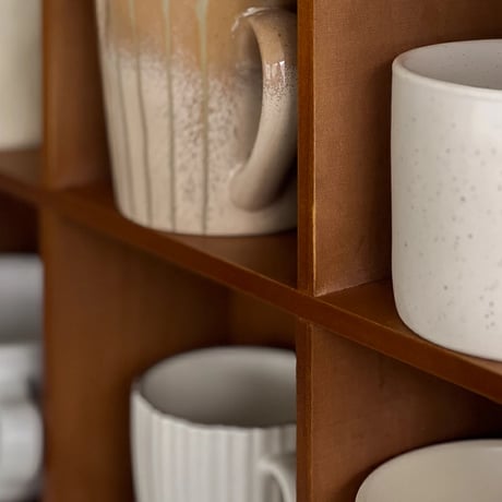wallrack-03050　Natural Wood Cup Shelf 50×50
