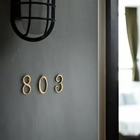 sign-03003　50mm Brass House Numbers