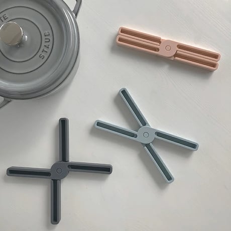potstand-03022　Silicone Trivet Cloth 23cm Slim