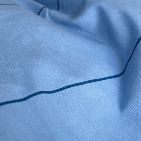 beddingsets-03008　Light Blue Pencil Stripe Bedding Sets