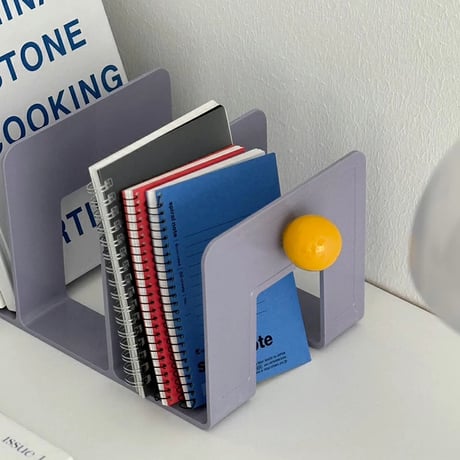magazinerack-03031　Ball Handle Acrylic Book Stand