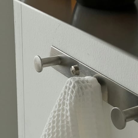 shelf-03032　Stainless Steel Wall Shelf 30cm/Wall Hook 37cm