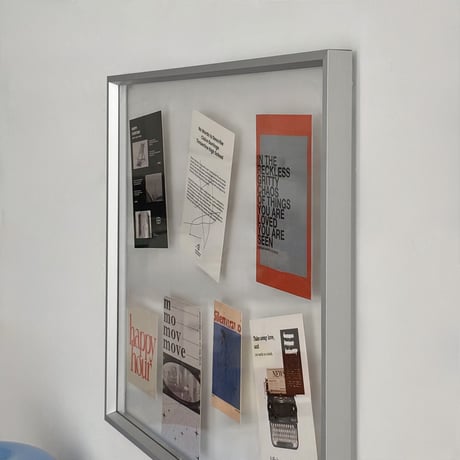 poster-03188　Silver Display Frame 50×40cm