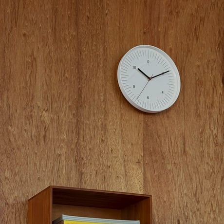 clock-03115　Red Needle Round Wall Clock Silent