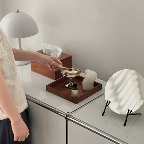 h-03009　Natural Wood Amenity Tray