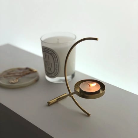 candle-03065　Semicircle Candle Holder