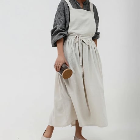apron-03032　Long Apron Dress
