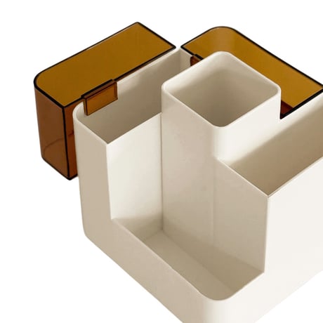 stationery-03053　Hueblock-kit Series Multi Color White×Brown Multistand