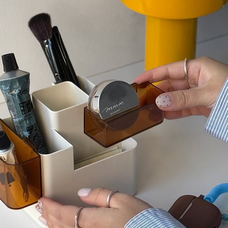 stationery-03053　Hueblock-kit Series Multi Color White×Brown Multistand