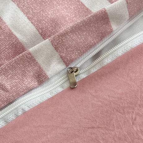 beddingsets-03059　Pink×White Stripe Bedding Sets