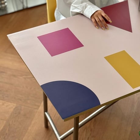 tablecloth-03072　Color Geometry Desk Mat 60cm×120cm