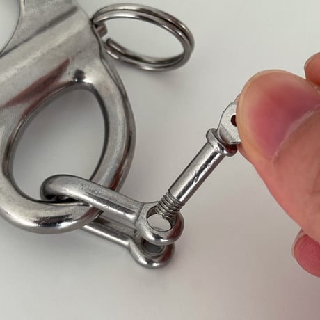 keyring-03003　Stainless Steal Snap Shackle×Straight Shackle  Keyhook