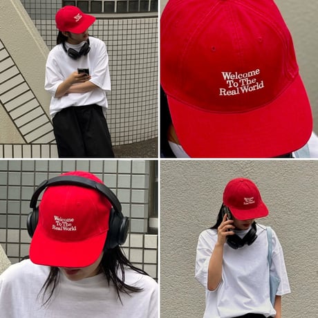 cap-03003　Welcome To The Real World Embroidery Cap