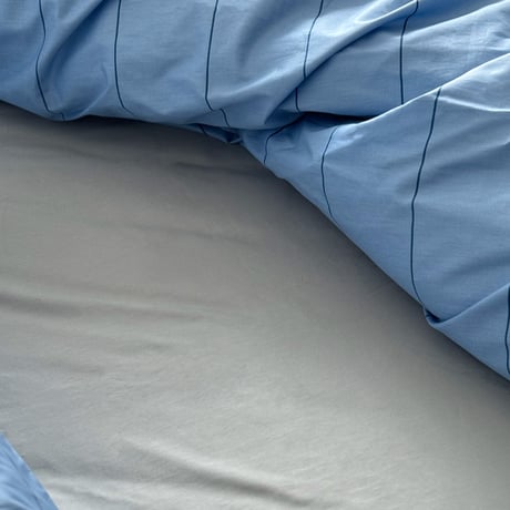 beddingsets-03008　Light Blue Pencil Stripe Bedding Sets