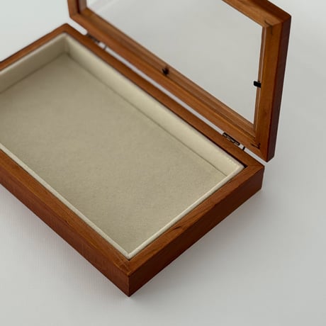 box-03068　Wood Multi Case Storage Box