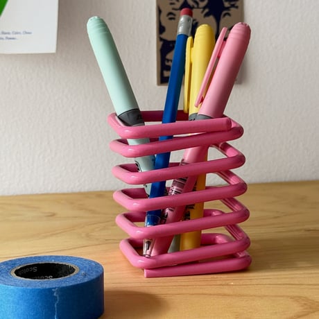 pot-03023　Square Color Spring Holder