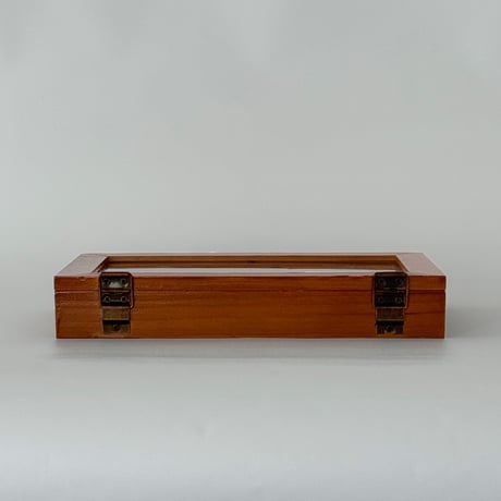 box-03068　Wood Multi Case Storage Box