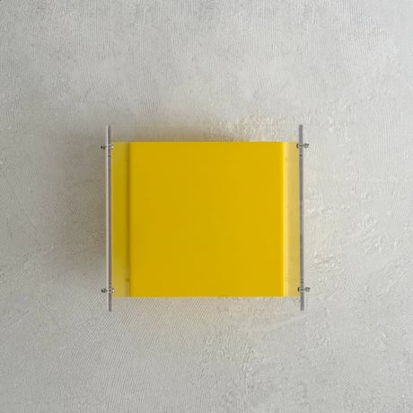 table-03180　Acrylic Yellow×Clear 2Tier Side Table